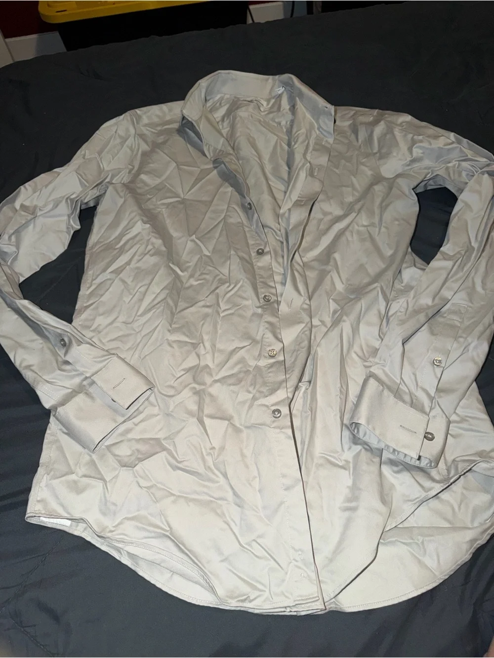 Calvin Klein Light Gray Dress Shirt